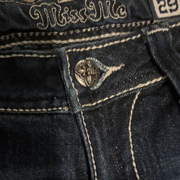 Miss Me Women's Embellished Dark Blue Jeans - Picture 6 of 8